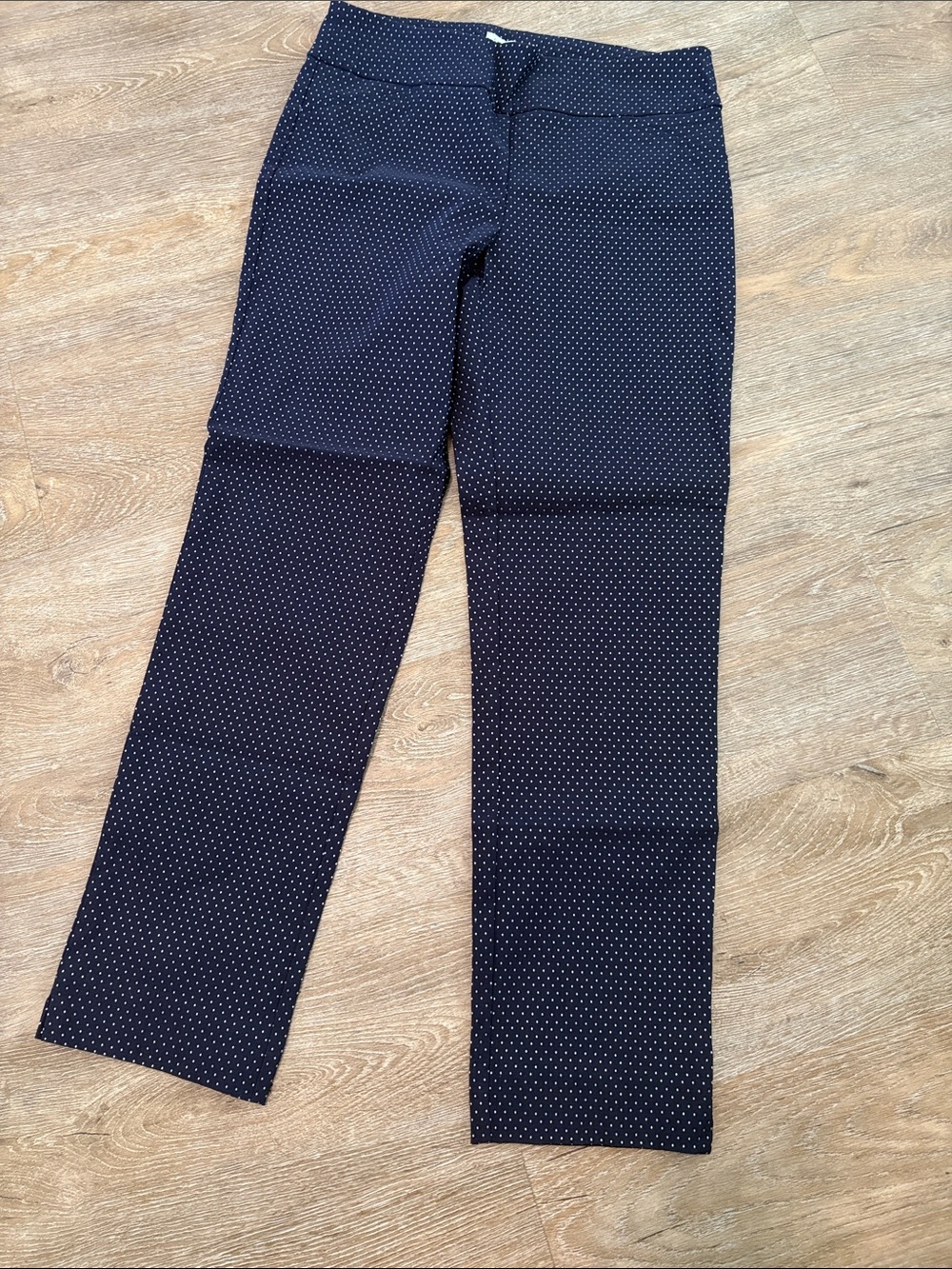Charter Club Navy Microdot Dress Pants